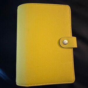 kikki.K Vibrant Yellow 6 Ring Planner
